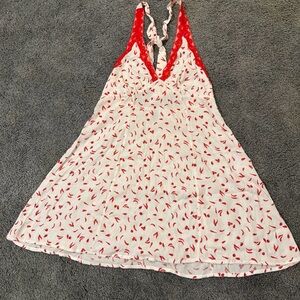Wild Fable Red and White Chili Pepper Halter